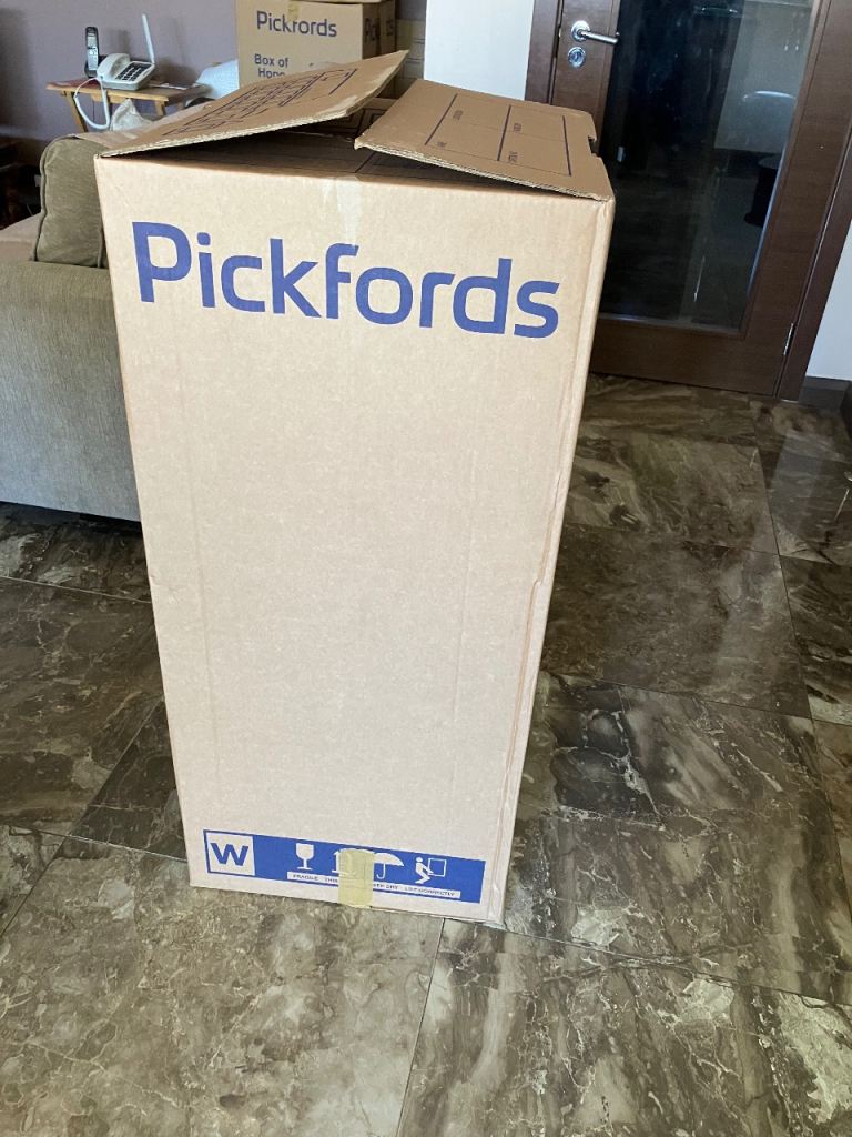 Moving boxes for hanging clothes - FREE