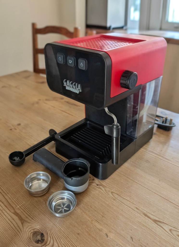 Gaggia Espresso Maker and DeLonghi Coffee Grinder