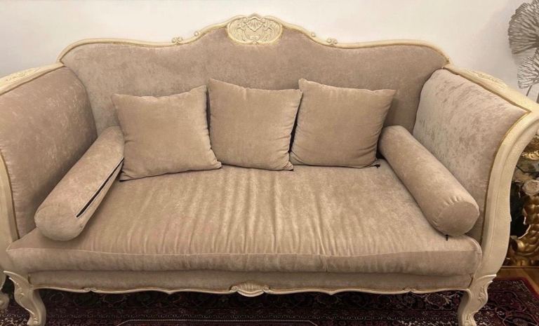 Elegant Beige 3-Piece Sofa Set
