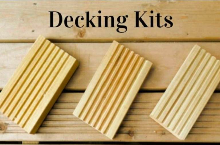 Timber decking boards 