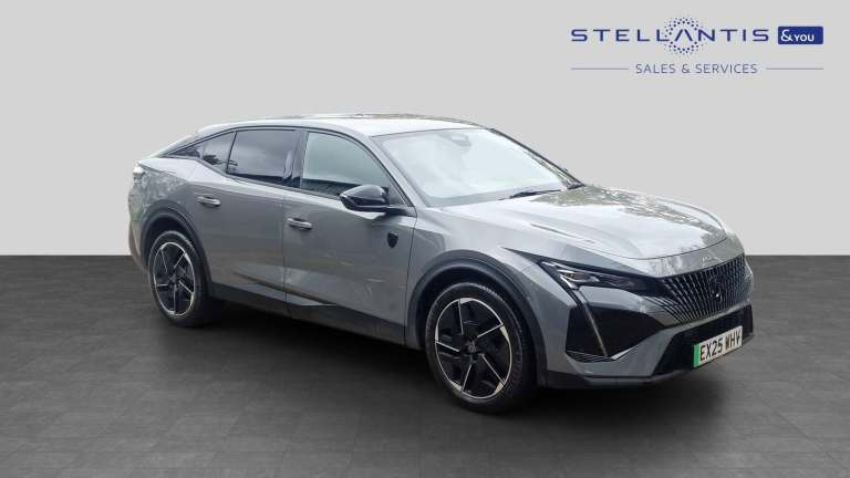 2025 Peugeot 408 58kWh GT Fastback 5dr Electric Auto (210 ps) Hatchback Electric Automatic