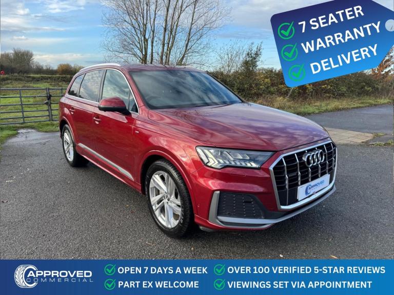 2020 Audi Q7 (20) 3.0 TDI 50 QUATTRO S LINE 5 DOOR TIPTRONIC ESTATE Diesel Automatic