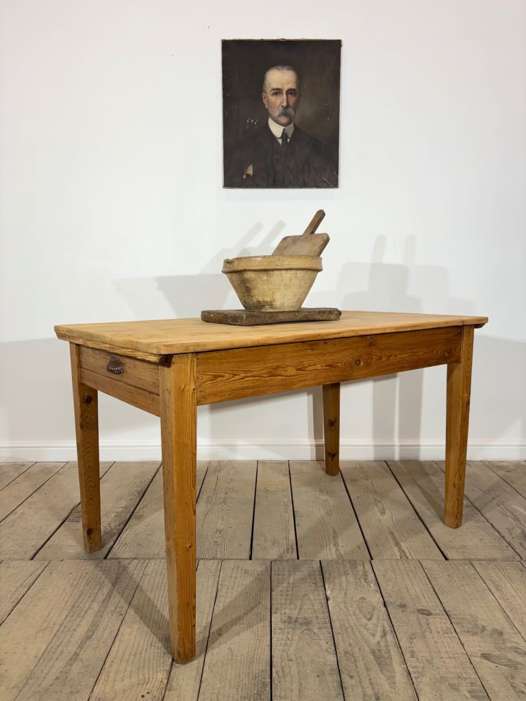 Victorian Antique Country Farmhouse Kitchen Dining Table 