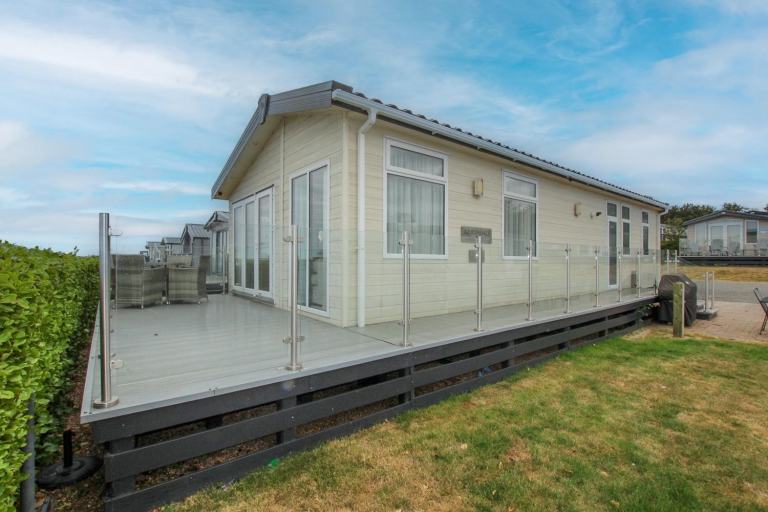 Pemberton Arrondale Lodge 2018 sited at Haven Allhallows, Kent. Site fees incl.