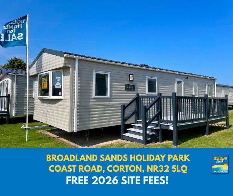 CHEAP STATIC CARVAN FOR SALE IN SUFFOLK - FREE 2026 SITE FEES!