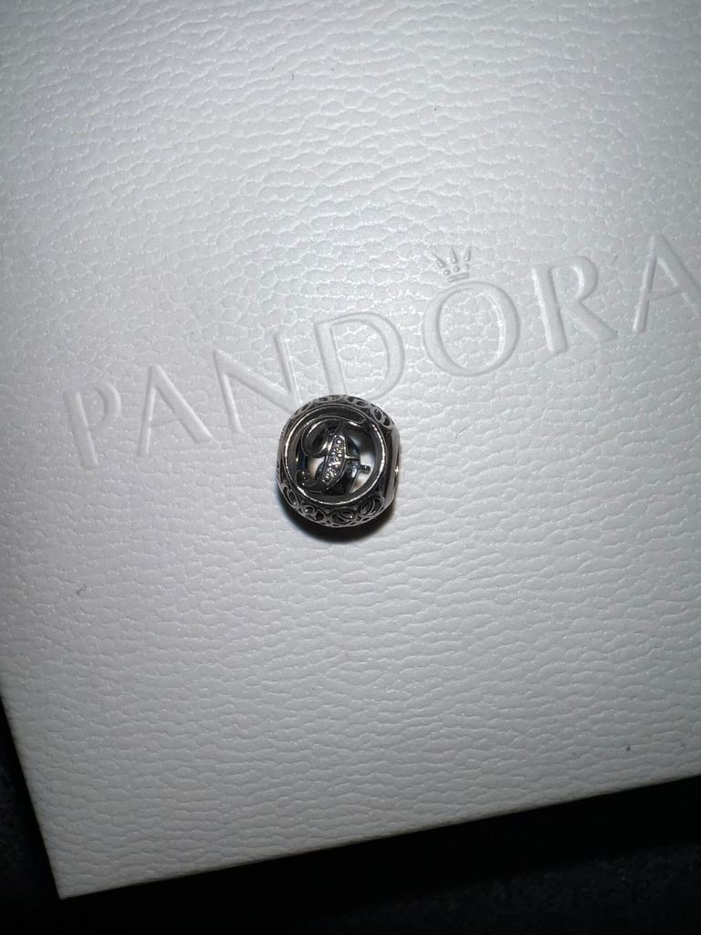 Pandora Letter F Charm 