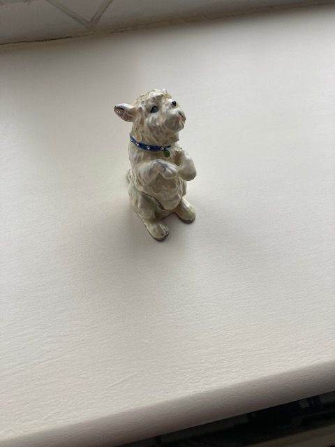 West Highland Terrier Trinket / Pill Box with Matching Necklace   only  £25