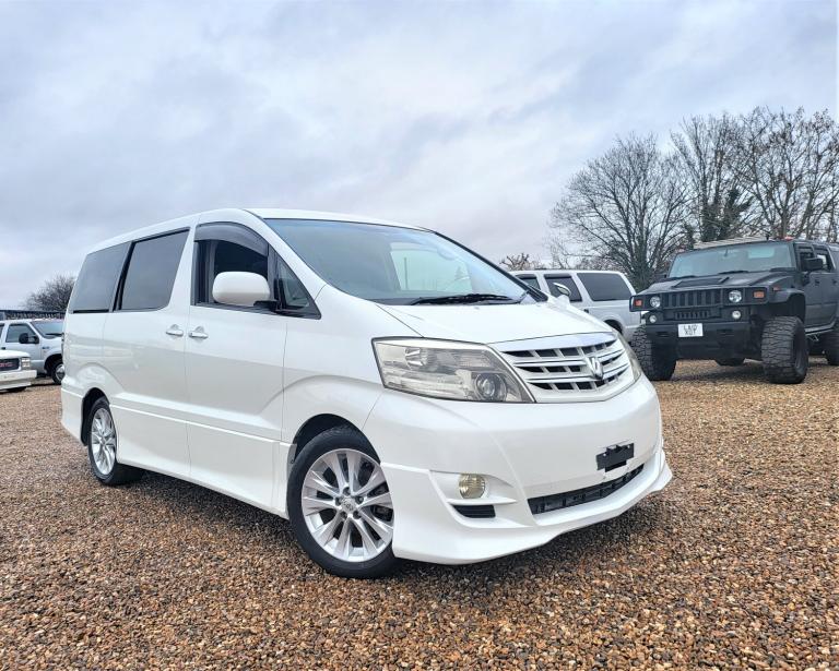 2007 TOYOTA ALPHARD 3.0 V6 VVT-I AUTOMATIC 8 SEATER PEARL WHITE ULEZ COMPLIANT