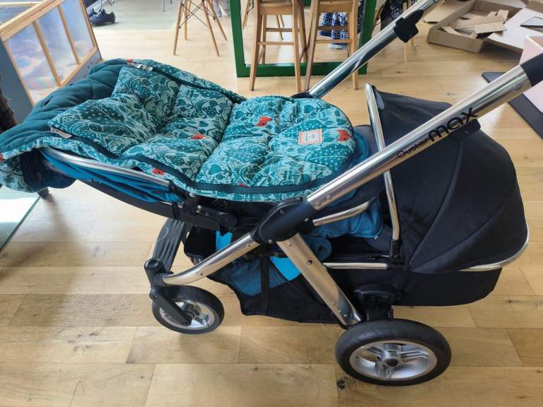 Babystyle Oyster Max 2 twin Tandem Double Pushchair Carrycot raincover footmuff Baby Toddler kids