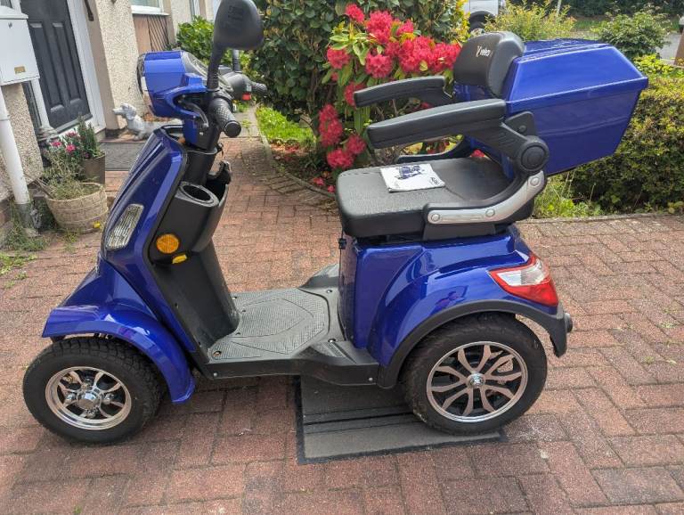 Mobility Scooter with Storage – Blue, Good Condition