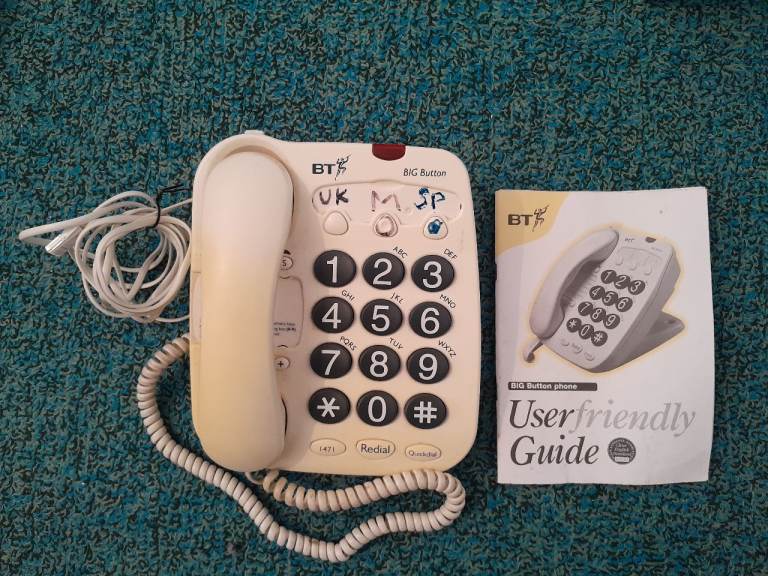 BT Big Button Retro Landline Phone