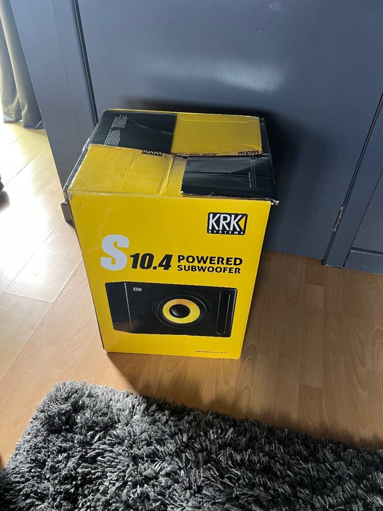 KRK S10.4 Powered Studio Subwoofer — Boxed — Excellent Condition