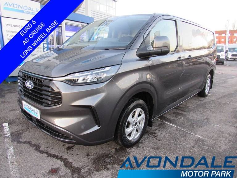 2024 Ford Transit Custom 300 EcoBlue Limited L2 LWB EURO 6 GREY VAN Panel Van Diesel Manual
