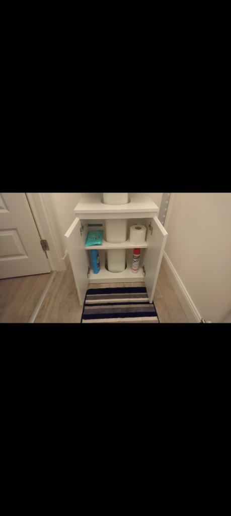 Under sink cabinet high gloss white 