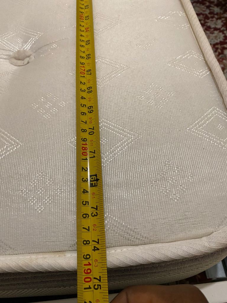 Free double size orthopaedic mattress