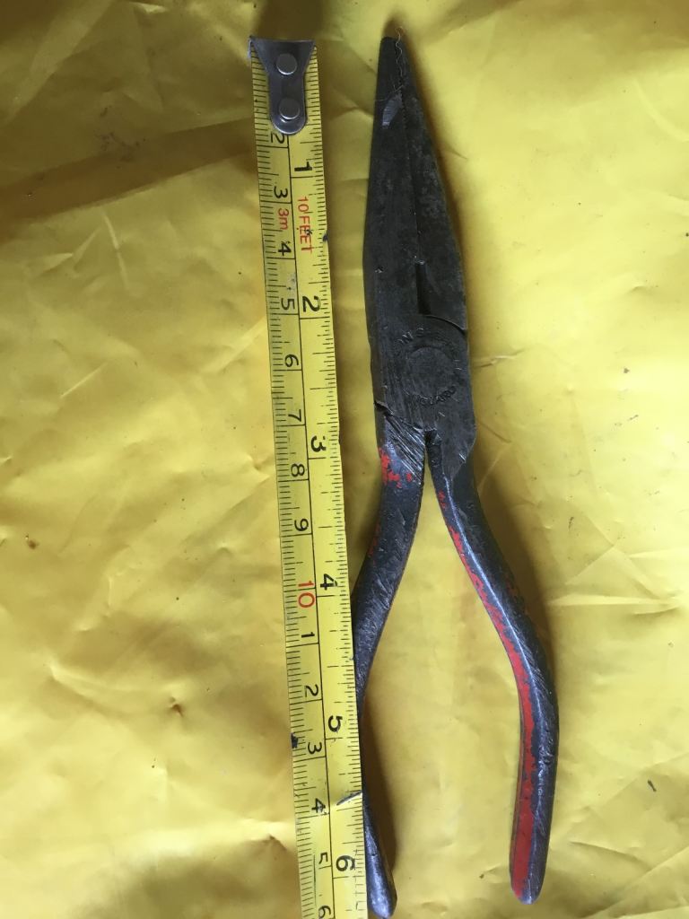  Vintage long nose pliers 
