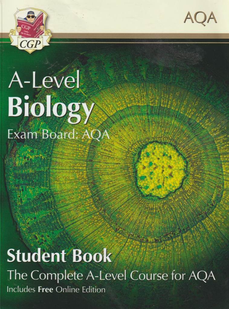 Two books related to AQA Biology A Level