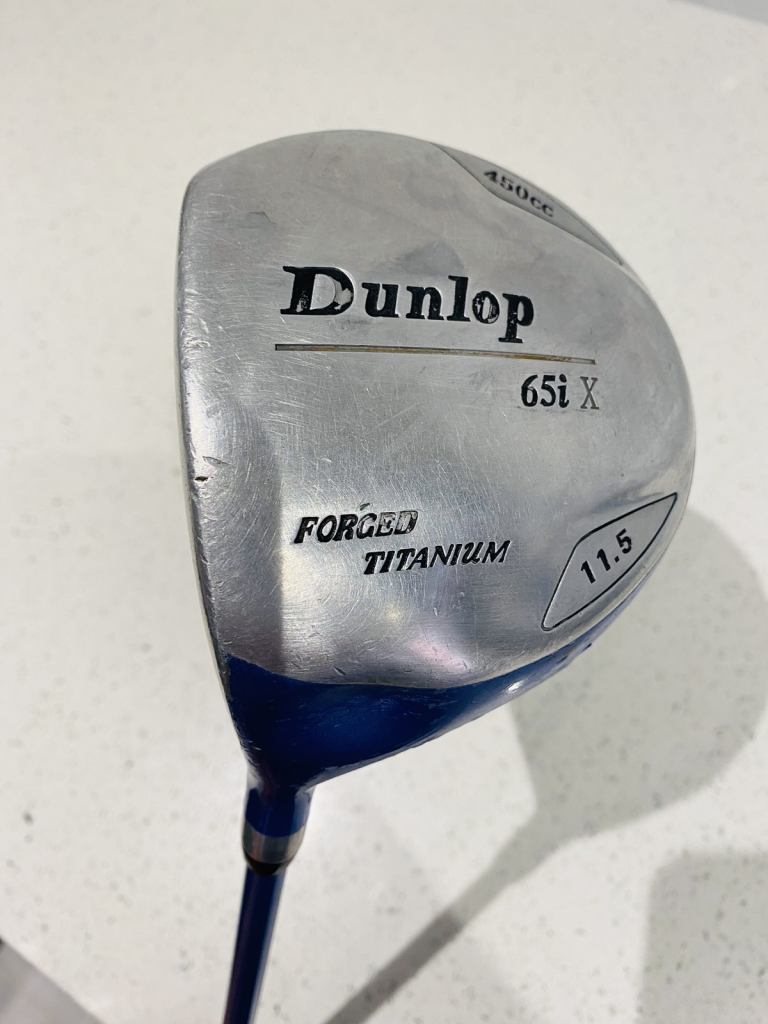 LADIES DUNLOP 65i X FORGED TITANIUM DRIVER.  L/H