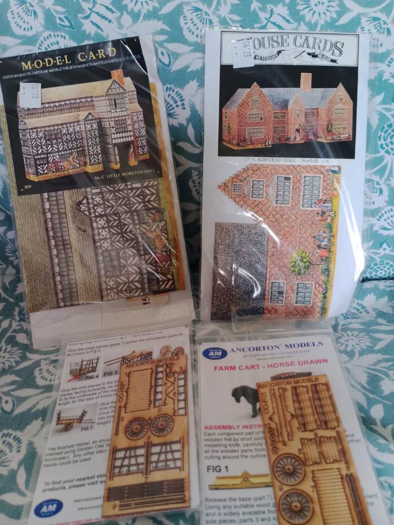 Mixed Modelling Kits — Historical Card Models & OO Laser Cut Kits | £20 