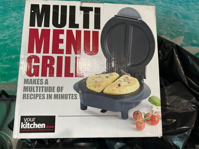 Brand new and boxed multi menu grill £8