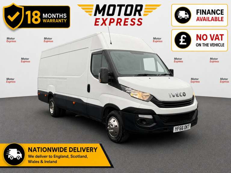 2016 Iveco Daily 2.3 High Roof Semi-Window Crew Van 3520L WB WINDOW VAN Diesel Manual