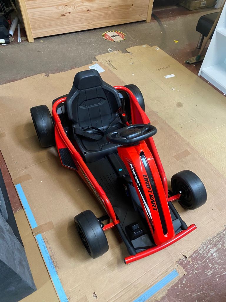 Hyper Drift Go Kart 24V Electric Rideca On - Red
