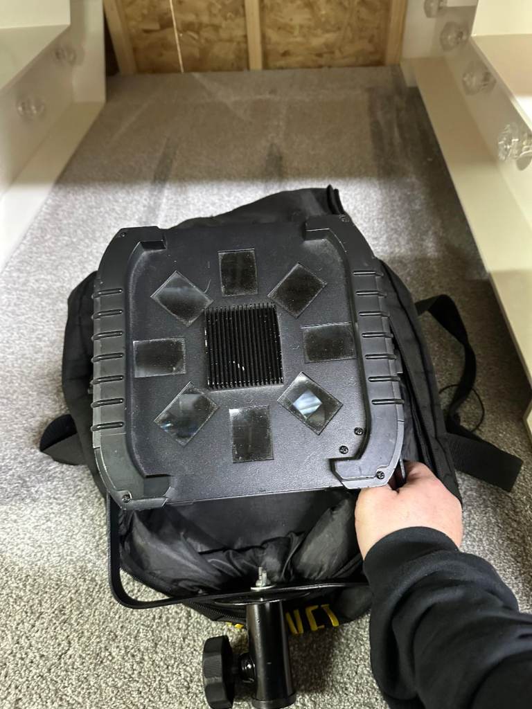 Adj quad phase led disco lights x2 inc bags