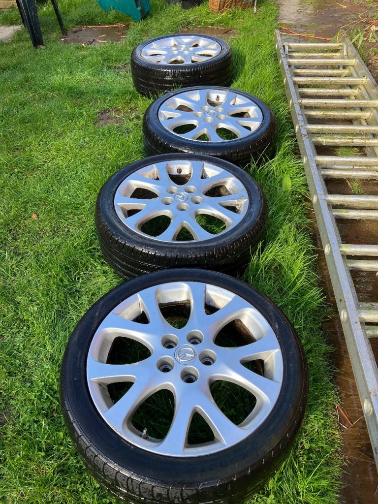 4 x 18” used alloys from Mazda 6 