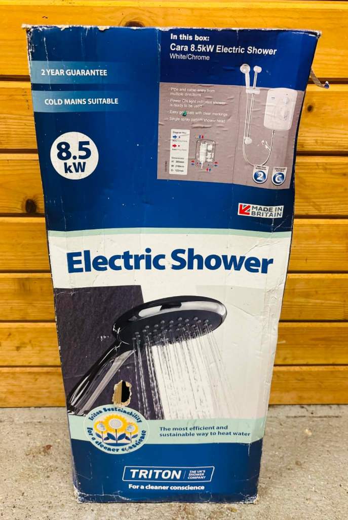 Brand New In Box Triton Electric Bathroom Power Shower