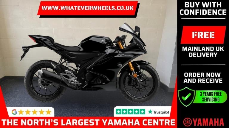 3 Years Free Servicing Yamaha YZF-R125 125cc Geared Sports Motorcycle 