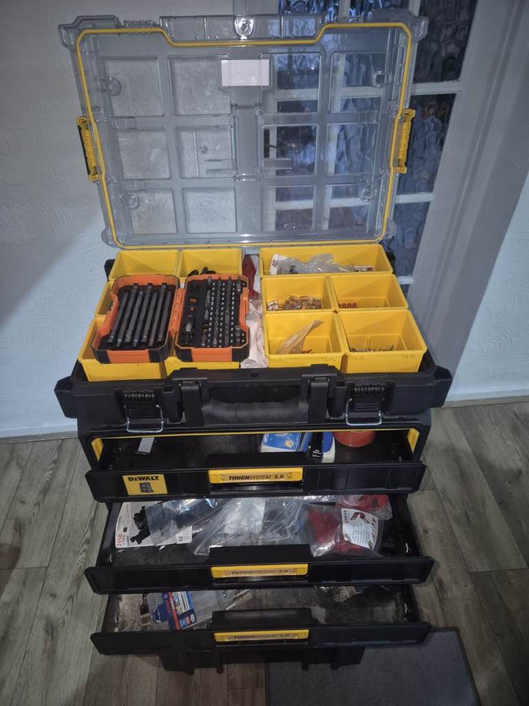 Dewalt tough system, and dewalt XR tools