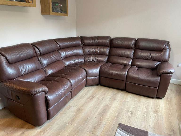 Leather sofa
