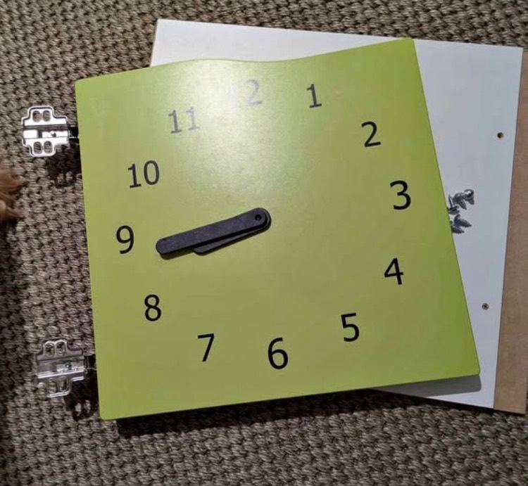 IKEA kallax clock face door