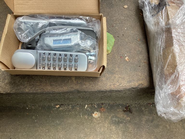 Codelocks CL100 Silver Grey Surface Deadbolt