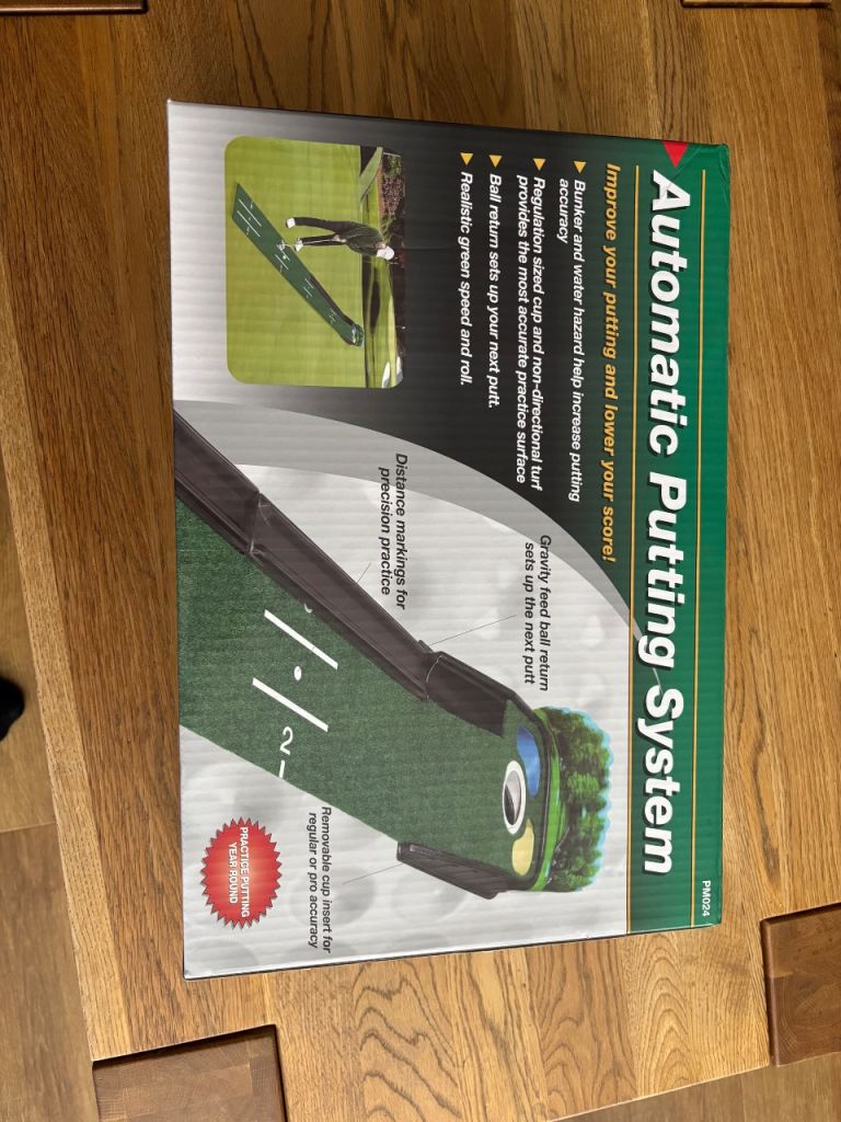Golf putting mat 