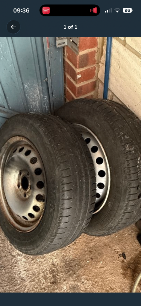 Steel wheels 