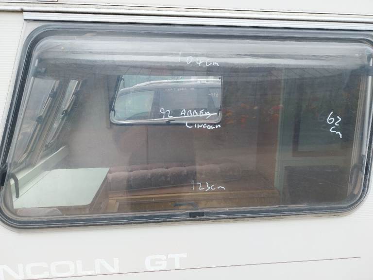 Abbey Lincoln caravan side window 92