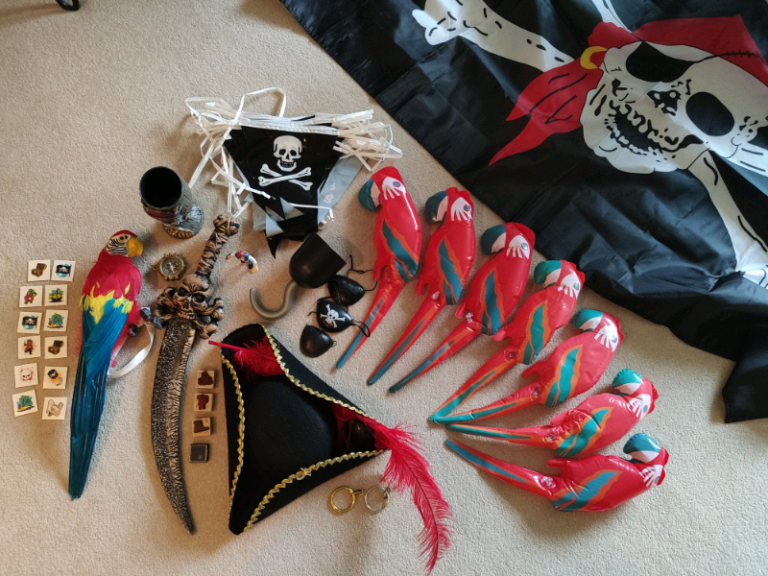 Pirate themed kids (or adults!) birthday party box of goodies