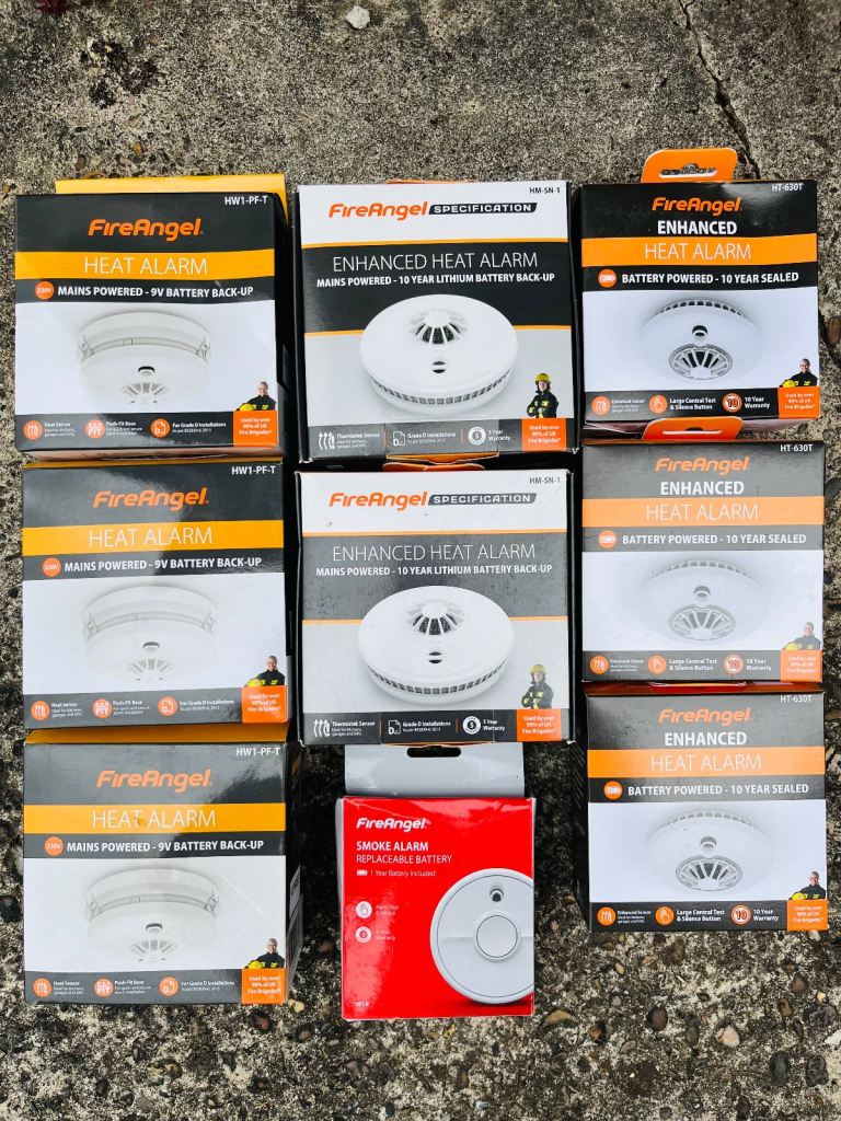 BRAND NEW HEAT ALARMS
