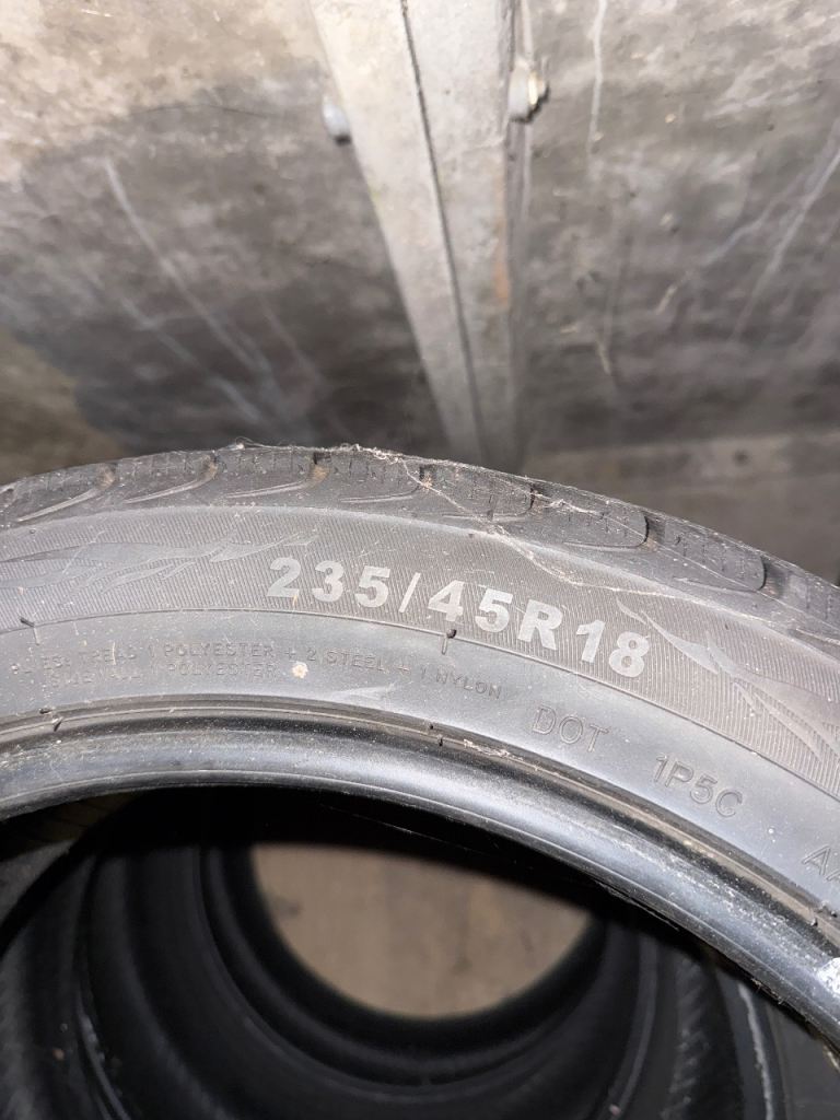 Winter car tyres size 235/45R18  NEW