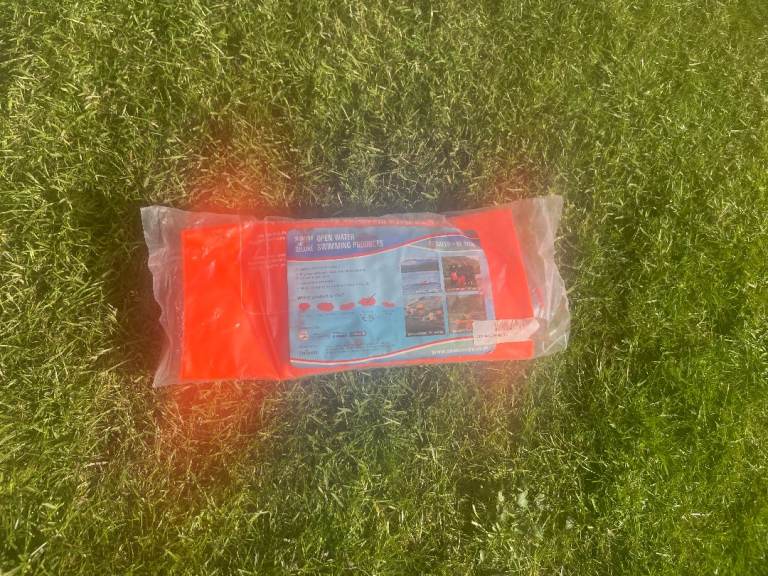 Swim Secure Tow Float Dry Bag Orange with window