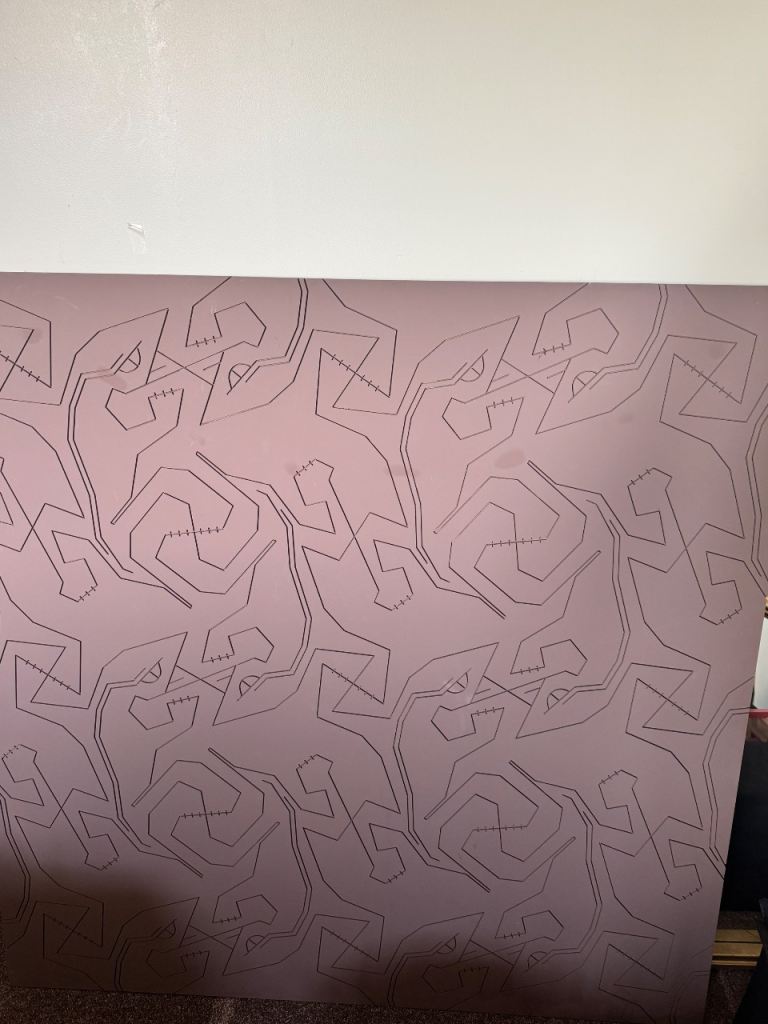 Two unique wall art panels 