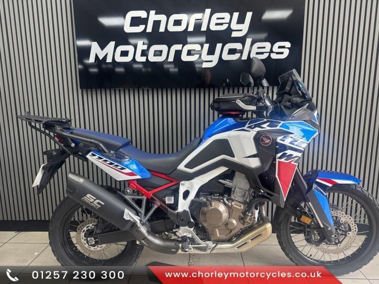 2023 Honda CRF-1100 Africa twin i white tri colour, only 5096 miles