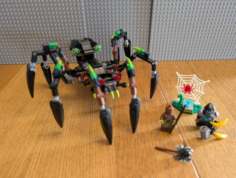 LEGO Legends of CHIMA: Sparratus' Spider Stalker (70130).  99% Complete.