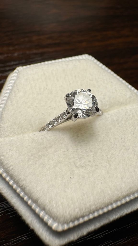Diamond Ring | 1.14ct D/VVS1 Lab-Grown Diamond | WGI Certified