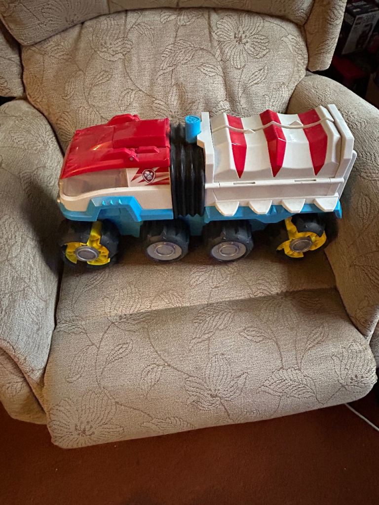 image for Paw patrol vehicle and marshal fire truck