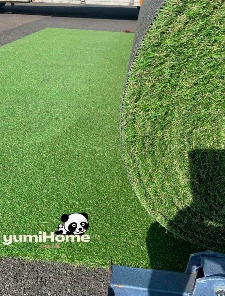 Peach lawn Rolls Artificial | 30mm Fake natural-looking Grass
