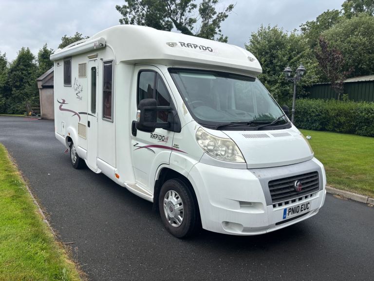 Rapido 746 Coachbuilt Motorhome. 2010 Ducato. Fixed Bed. 4 Belts. 3.5T. Mot'd May 2027