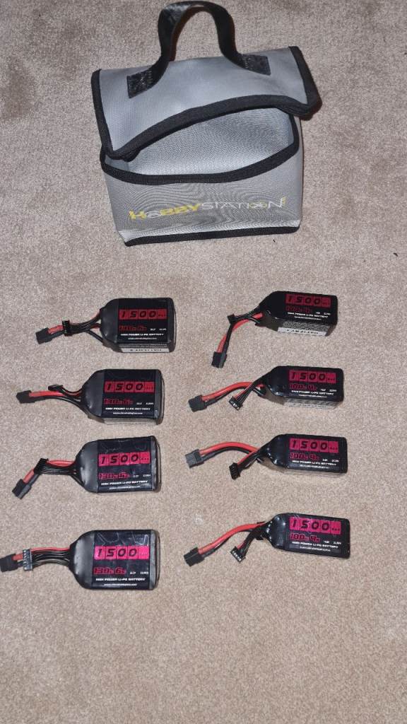 CNHL FPV Batteries plus charger 
