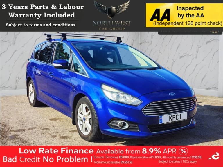 2015 Ford S-Max 2.0 TDCi Titanium MPV 5dr Diesel Manual Euro 6 (s/s) (180 ps) NATIONWIDE PA MPV D...